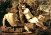 Adam and Eve ar, TINTORETTO, Jacopo